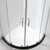艾戈恋家卫浴 扇形整体淋浴房 浴室钢化玻璃门沐浴房QBG42-F拉手 定做其他非标尺寸(价格另议 详询客服)(8mm厚玻璃 0.9米)第3张高清大图