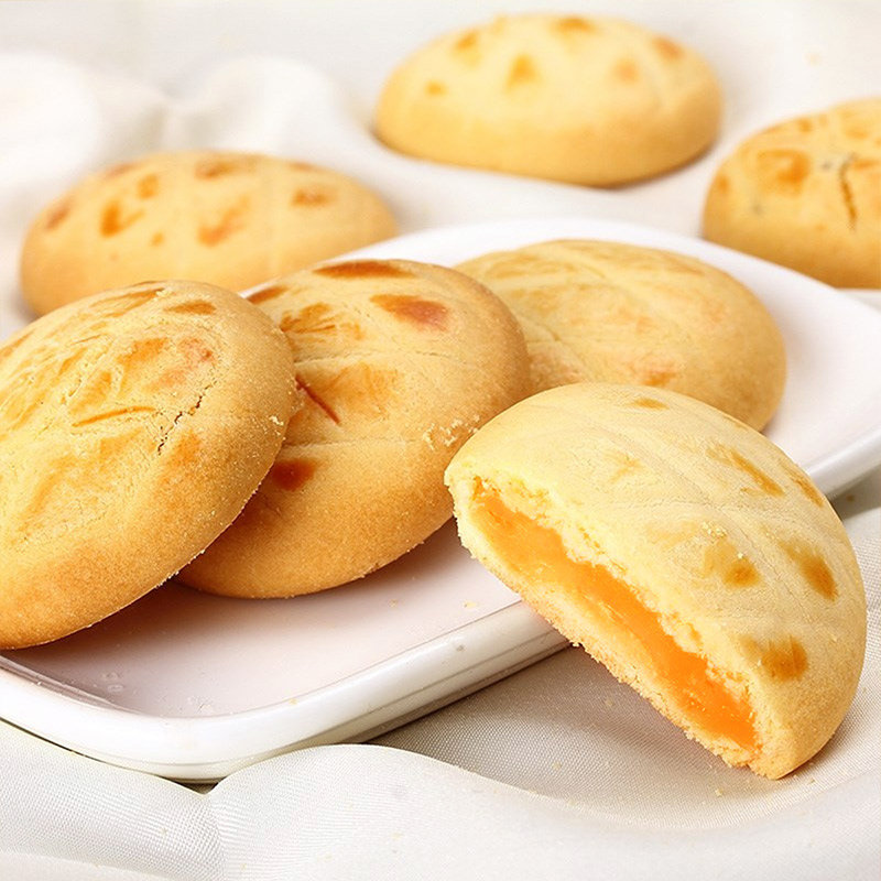 味滋源爆浆曲奇200gx3袋芒果蔓越莓味乳酸菌味夹心饼干糕点休闲零食