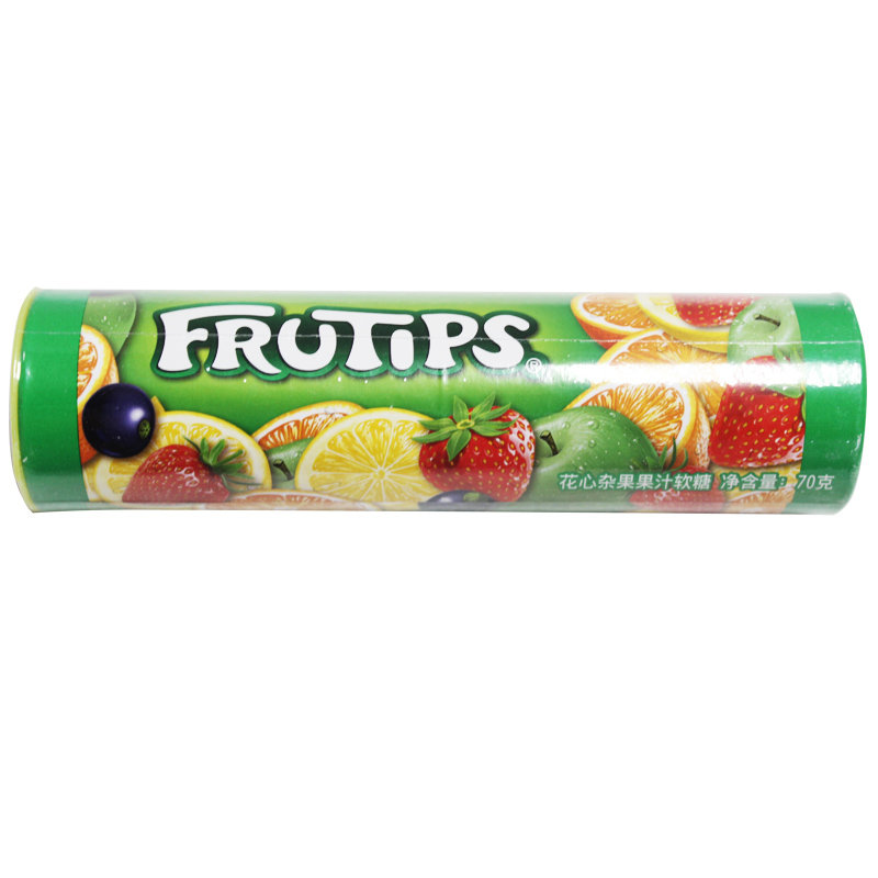 雀巢趣满果果汁软糖花心杂果小筒装70g
