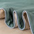 北欧风纯色水洗棉四件套 简约床品套件(水蓝灰)第5张高清大图