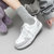 小白鞋2022年春夏季新款韩版休闲学生穿搭板鞋平底女鞋(白灰色 35)第2张高清大图