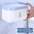 厕所纸巾盒卫生间防水抽纸盒卷纸盒洗手间草纸盒创意免打孔厕纸架((608）米白)第2张高清大图