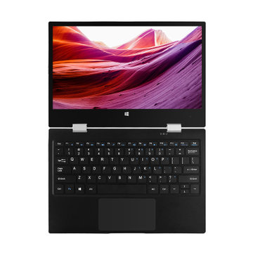 中柏 EZbook X1 11.6英寸超薄win10平板电脑二合一windows系统360度翻转笔记本电脑(前黑后极光银 wifi版)