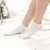SUNTEK20双装短袜浅口袜夏季薄款纯白色短筒学生船袜子男袜子女(均码（通用36-43） 10双纯黑)第4张高清大图