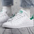 Adidas阿迪达斯三叶草男鞋女鞋 夏季新款运动鞋贝壳头休闲鞋耐磨板鞋FX5502(白色 40.5)第2张高清大图