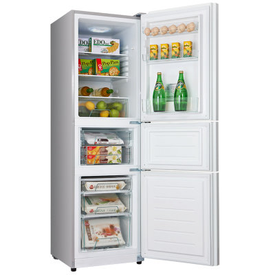 美的(Midea)BCD-215TQM(E) 215升性价比高/一键速冻/节能高效/三门冰箱