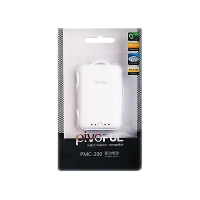 浦诺菲（pivoful）PMC-200 移动电源充电宝（白色）（2000mAh）