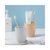 纯色简约漱口刷牙杯家用创意情侣洗漱杯子塑料便携式旅行牙刷杯(北欧灰 401-500ml)第2张高清大图