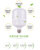 LED灯泡E27螺口室内户外照明灯柱形白富美三防灯节能球泡5-48W(大自然（白光）5W+其它 白)第3张高清大图