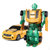 星辉rastar RS战警手动变形机器人1:64儿童玩具合金模型汽车人(66240黄色)第2张高清大图