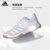 Adidas阿迪达斯春季新款羽毛球鞋男休闲运动鞋女轻便透气减震软底跑步鞋D97697(D97697白色 39)第2张高清大图