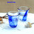 Bormioli Rocco 意大利原装进口 西班牙制造 木拉诺无铅钢化玻璃创意个性水杯  2种容量 2只装(水墨蓝 430ml)第2张高清大图