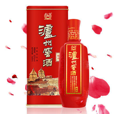 泸州老窖52度窖藏精品红铁盒装500ml*6