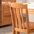 【御品工匠】现代简约中式家具光滑石面餐台长方形实木餐桌H3239-H136(餐椅（两把起售）)第5张高清大图
