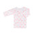 emimi 爱米米 日本制造婴儿内衣和尚服纯棉短款内衣 0-3个月(新生儿（0-3个月） 粉色小兔短款)第5张高清大图