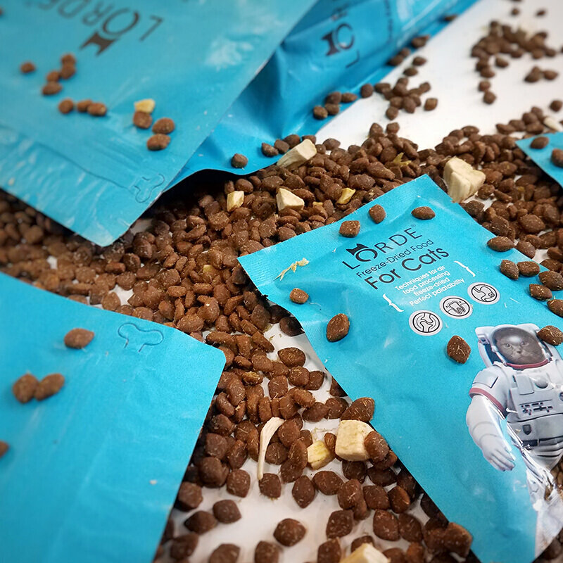 lorde里兜冻干成猫粮500g6鳕鱼肉松味