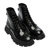 Alexander McQueen女士黑色踝靴 657569-WHZ80-100036黑 时尚百搭第5张高清大图