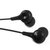 锐思 REW-l01 情侣系列有线耳机 黑色 凹凸有致 区分佩戴 一键线控 高清通话第5张高清大图