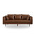 TIMI 北欧沙发 现代简约沙发 小户型沙发 会客沙发组合 时尚沙发组合(深棕色 三人位沙发)第5张高清大图