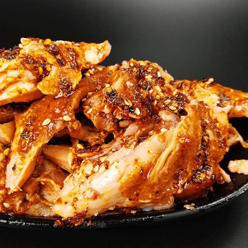 正宗德州麻油鸡500g×2袋装即食 真空包装卤味鸡肉熟食烧鸡 麻辣味