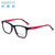 海俪恩近视眼镜框 大框眼镜架 时尚板材光学镜框6007(红色C17)第4张高清大图