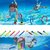 儿童潜水学游泳课训练班环男女宝宝水里玩具用品小孩水下戏水水上(玫红色)第2张高清大图