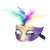 新新 彩绘羽毛眼罩A BW-5203(紫色款 17*27)第2张高清大图