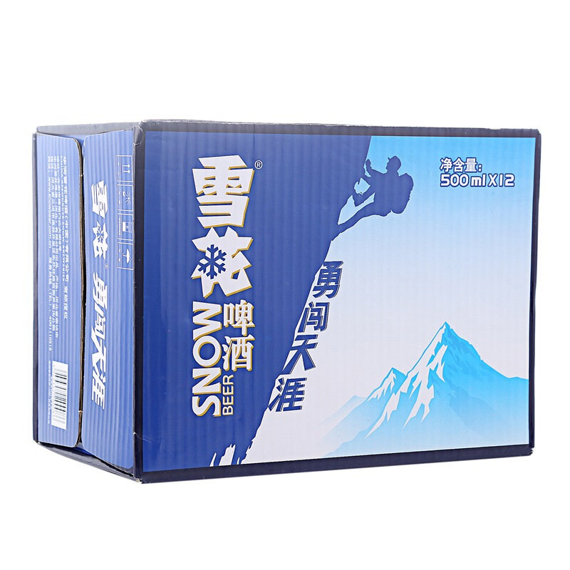雪花啤酒500ml12勇闯天涯整箱装