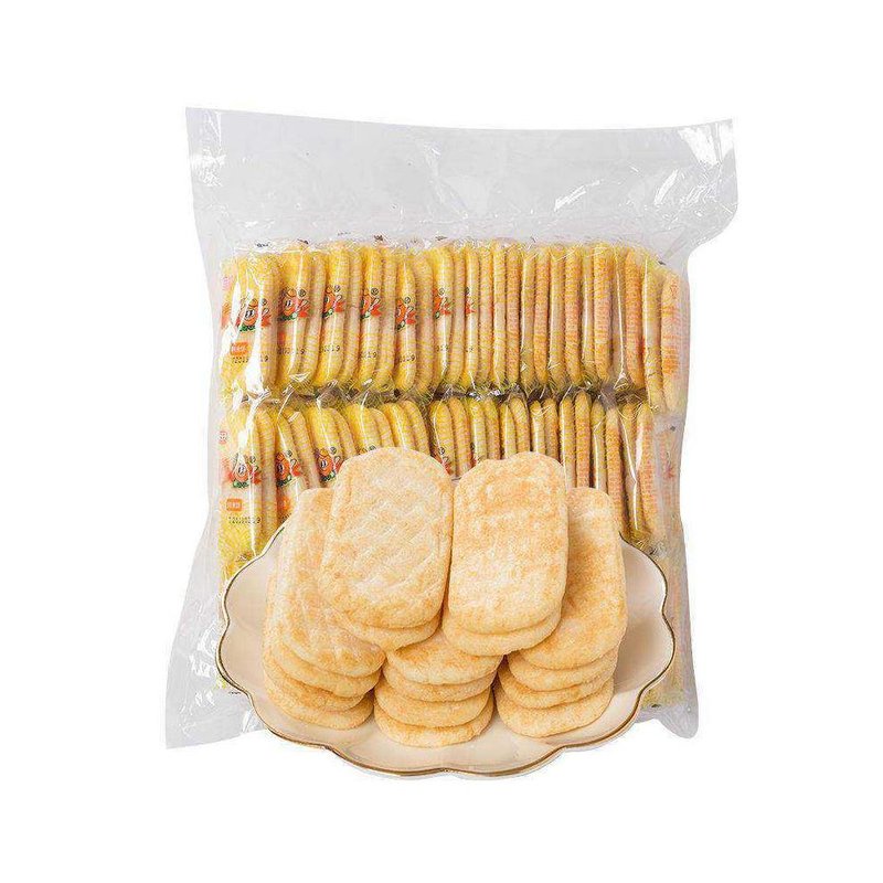 休闲零食批发饼干组合500每袋(5斤紫薯雪饼)