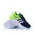 adidas/阿迪达斯 男女 NEO网面透气轻巧跑步鞋运动鞋(深蓝荧光绿 43)第3张高清大图