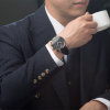 安普里奥.阿玛尼手表 皮质表带经典休闲时尚石英AR1828 国美超市甄选