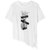 七格格2017夏装新款简约宽松圆领菠萝印花不对称下摆T恤女U017(白色 L)第5张高清大图