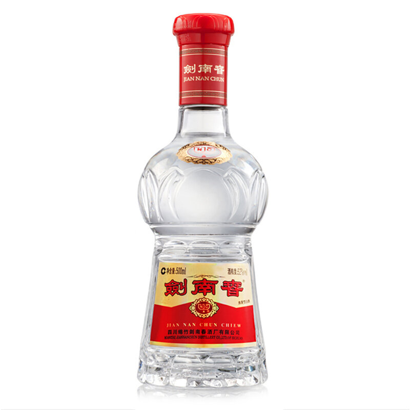 剑南春水晶剑52度500ml单瓶浓香型白酒