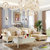 拉斐曼尼 FS052 欧式沙发 法式田园实木沙发 客厅奢华转角皮艺沙发组合(B款 1+3+左妃)第2张高清大图