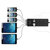 奥睿科（ORICO）HPC-8A5U 智能5口USB数码充电器 8位插座/插排/插线板/接线板(黑色 1.5M)第3张高清大图