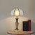 欧菲玛丽 装饰台灯卧室床头客厅美式奢华大全铜LED灯具(暖光光源 A款35*62CM)第2张高清大图