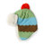 趣玩礼品 homee  韩版卡通加厚型冬季保暖雪球帽造型像雷锋帽(缤纷款)第3张高清大图