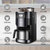 摩飞（Morphyrichards）MR1028咖啡机全自动磨豆家用办公咖啡机 双层保温咖啡壶 豆粉两用第2张高清大图