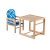 小龙哈彼 木餐椅LMY305-H第2张高清大图