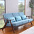美天乐 实木沙发组合布艺可拆洗小户型三人位沙发现代简约北欧风格家具第3张高清大图