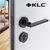 KLC静音门锁室内卧室房门锁简约风格实木门锁具家用通用型把手锁(灰 默认)第2张高清大图