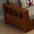 恒兴达 新中式实木沙发组合小户型贵妃转角沙发床 可变床(原木色 双人位)第4张高清大图
