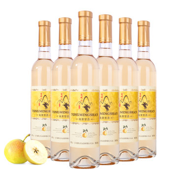 【通明山】通明山南果梨酿制女士甜酒水果酒鸡尾酒9度500ml*6整箱(500ml*6瓶 整箱)