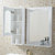 科玛斯橡木浴室柜美式实木镜柜卫浴美式镜柜卫生间储物柜组合侧柜C156(白色 右镜 90cm长)第3张高清大图