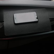 汽车防滑垫车用手机防滑垫大车载置物垫耐高温黏粘性硅胶(中号黑色)