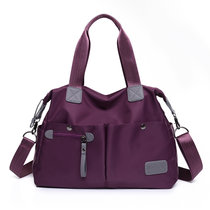 森泰英格新款尼龙包女式手提包手提袋休闲单肩包斜挎包 1618(紫色)
