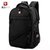 瑞士军刀双肩包男女背包电脑包书包旅行包SA006升级版(黑色 17寸加大版)第5张高清大图