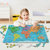 特宝儿麦哲伦磁性木质地理世界地图塑料130926 拼图儿童玩具早教男孩女孩玩具3-6岁早教亲子第2张高清大图