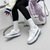 小白鞋2022年春夏季新款韩版休闲学生穿搭板鞋平底女鞋(白蓝色 39)第2张高清大图