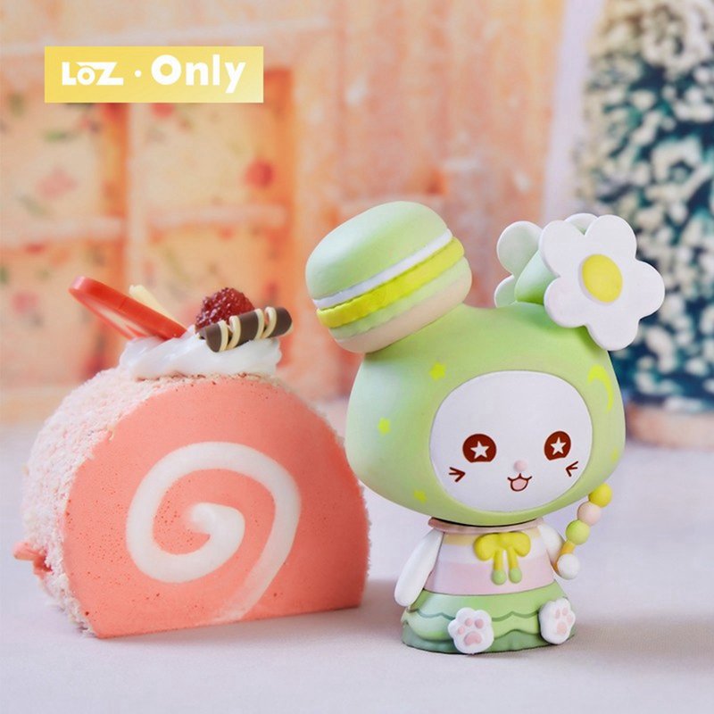 loz盲盒甜品系列moogu美食猫盲盒